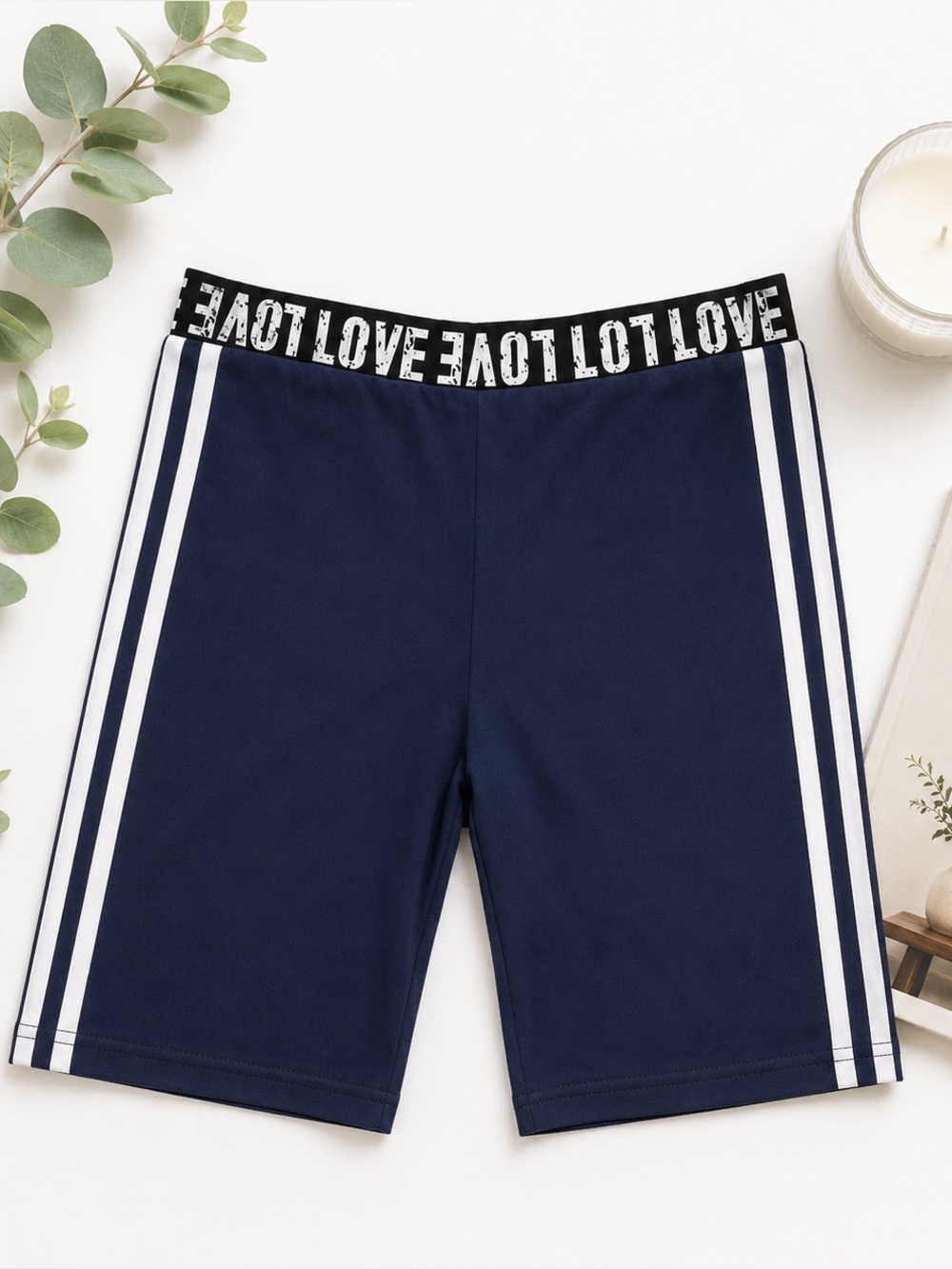 NWT MOA Navy Biker Shorts | S/M & L/XL | Buttery Soft Stretch